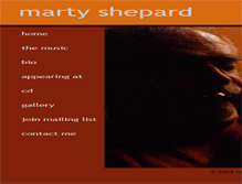 Tablet Screenshot of martyshepard.com